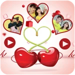 valentine's day video maker android application logo